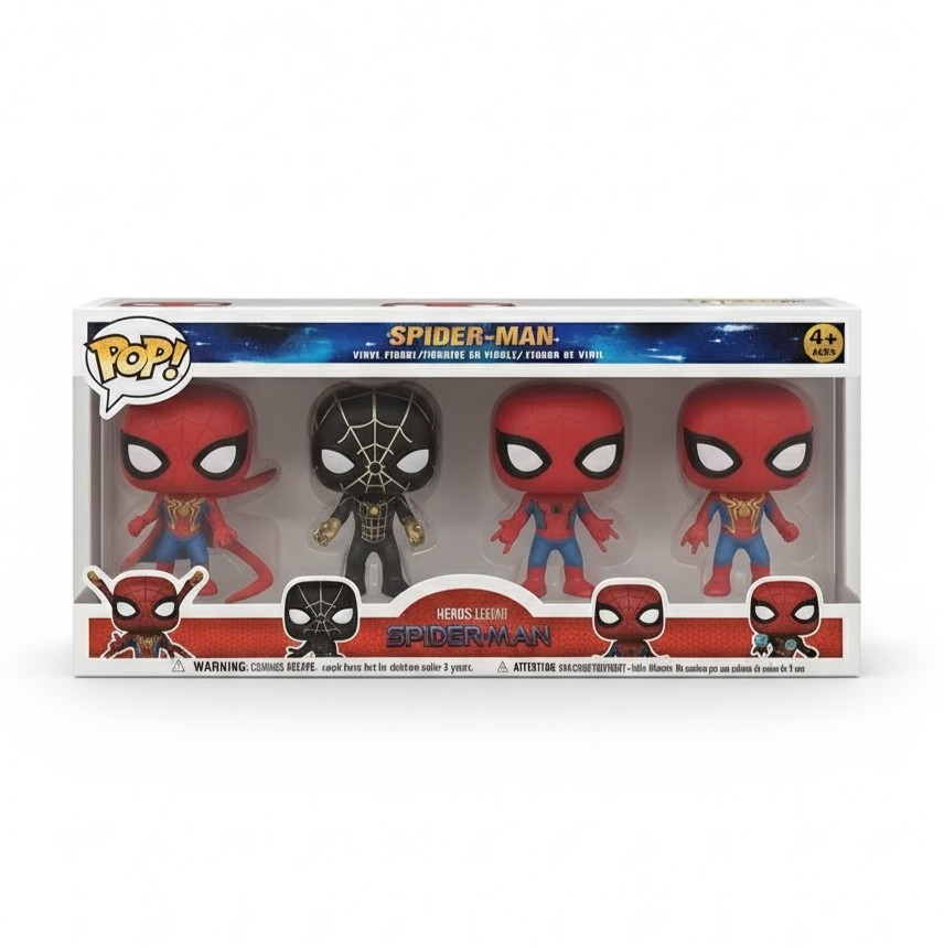 مجموعة مجسمات سبايدر مان – Funko Pop Heroes Legend